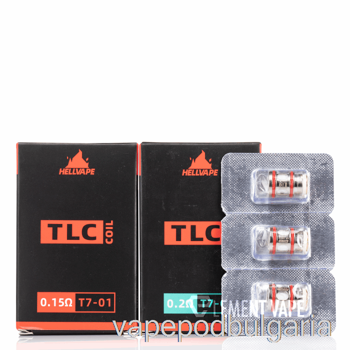 Vape Bulgaria Hellvape Tlc резервни бобини 0.15ohm T7-01 бобини